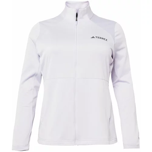 adidas Terrex Tehnička flis jakna 'Multi Fleece ' crna / bijela