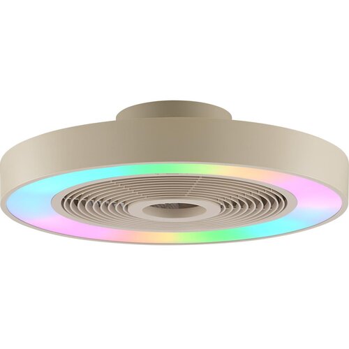 Brilliant LED RGBW plafonsko svetlo sa ventilatorom CATANIA LED/37W/230V bež + daljinski upravljač Slike