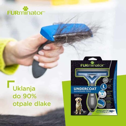 Furminator za dugodlake pse Undercoat Long Hair - M Slike