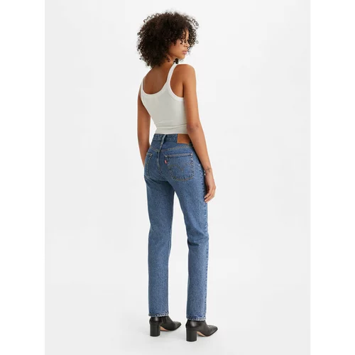 Levi's Jeans hlače 501® 12501-0438 Mornarsko modra Straight Fit