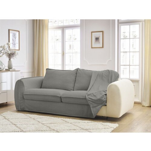 Bobochic Paris Temno siva sedežna garnitura za spanje/raztegljiva 236 cm Archimede &amp;ndash; Slike