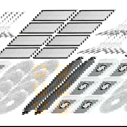 INORCO Za Bot L10s Pro L10s Ultra Robotski sesalnik Rezervni deli Glavna stranska krtača Hepa Filter Mop Krpa Rag Vrečke za prah, (21988821) Slike