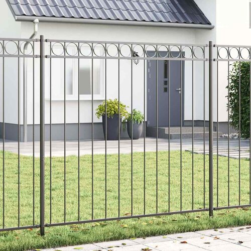 Element Ograde ASSEN Siva 170 x 200 cm Čelik Cijene