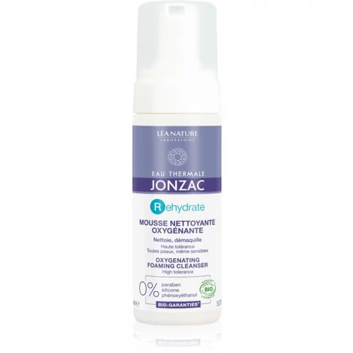 Jonzac Rehydrate hidratantna i umirujuća pjena za čišćenje za osjetljivu kožu lica s antibakterijskim sastavom 150 ml