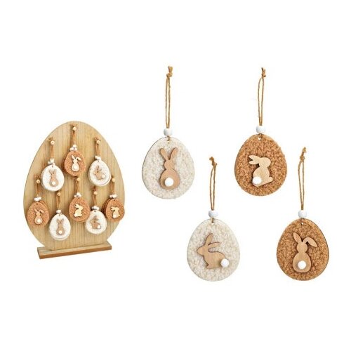 Viter uskršnji ukras jaje natur 6x7cm ( 10039368 ) Slike
