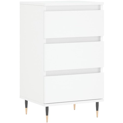 Maison Chic Komoda - Predalnik bela 40x35x70 cm inženirski les, (21716055) Slike