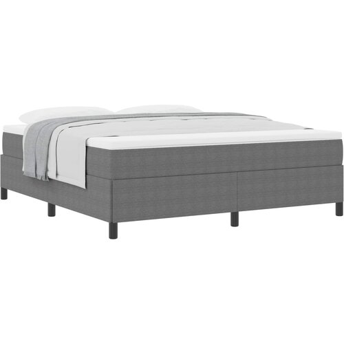  Krevet s opruga kutije Svjetlosiva 180 x 200 cm Kordura tekstil Slike