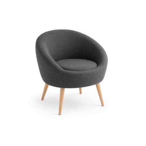 Atelier Del Sofa fotelje i bočni stočić cay seti anthracite Cene