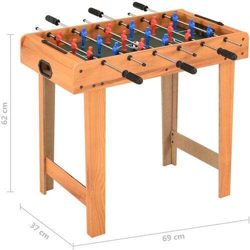 VidaXL Mini stolni nogomet 69 x 37 x 62 cm boja javora Slike