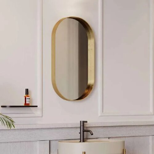 ogledalo za kupatilo puno 40x70cm brass Slike