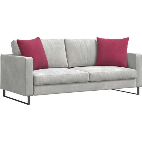 VidaXL jastučići za sofu 2 pcs vinska crvena 50 x 50 cm Slike