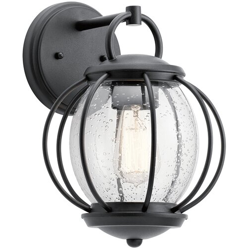 Elstead Lighting Elstead Vandalia Zunanja stenska svetilka z 1 lučjo, črna, IP44, E27, (22100162) Cene