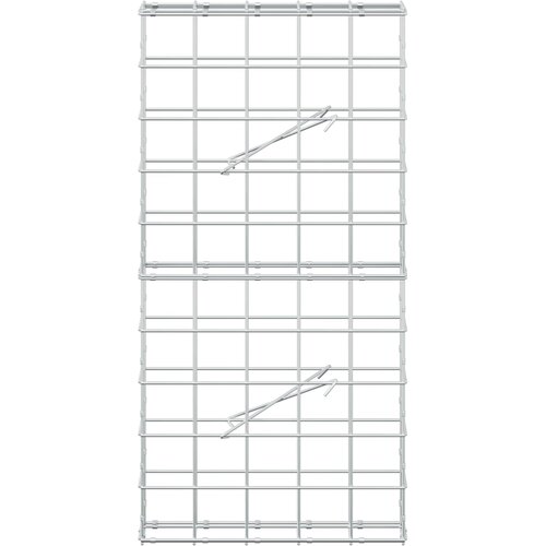  Gabion s žicom debljine 5 mm i mrežom 10x10 cm 50x10x100 cm Slike