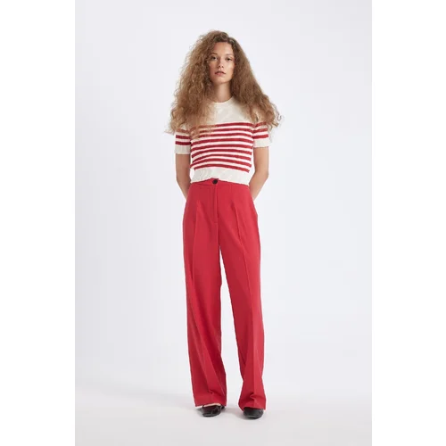 Defacto Wide Leg High Waist Standard Length Trousers