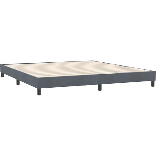 VidaXL Okvir kreveta bez madraca tamno sivi 180x210 cm bar&amp;scaron;un Slike
