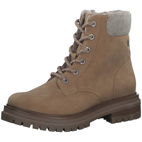 s.Oliver Gležnarji z vezalkami svetlo rjava / svetlo siva Cene