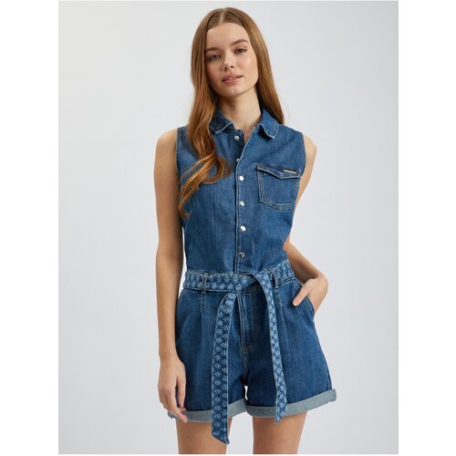 Orsay Blue Denim Overall - Women Slike