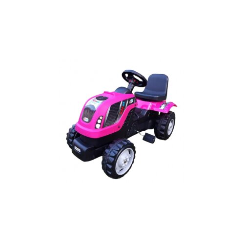 Traktor na pedale MMX roze Slike