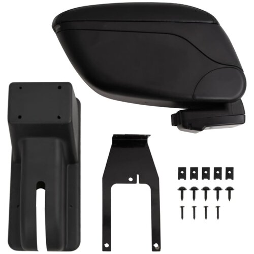  Naslon za ruke za automobil crni 12x29x(32-46) cm ABS Cijene