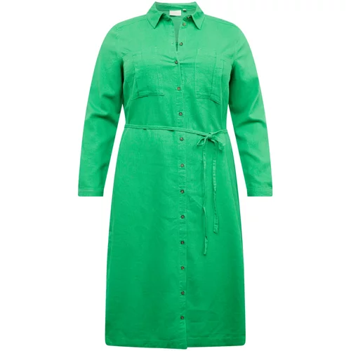 Only Carmakoma Košulja haljina 'CARO' travnato zelena