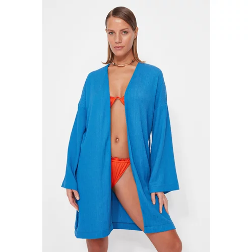 Trendyol Kimono & Caftan - Blue - Regular fit