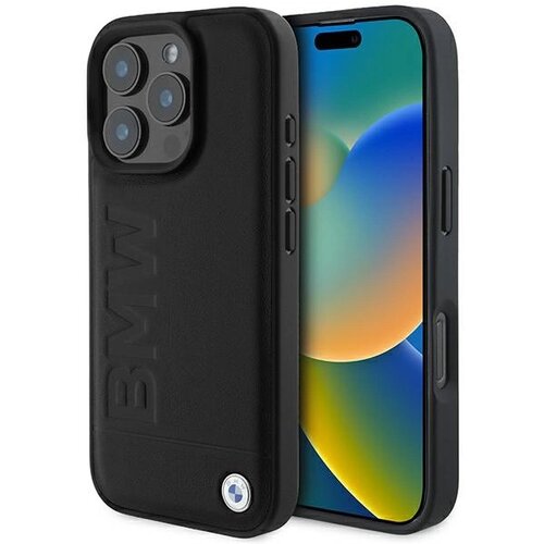 BMW USNJENI OVITEK HOT STAMP ZA MAGSAFE OVITEK ZA IPHONE 16 PRO ČRN, (21897505) Cene