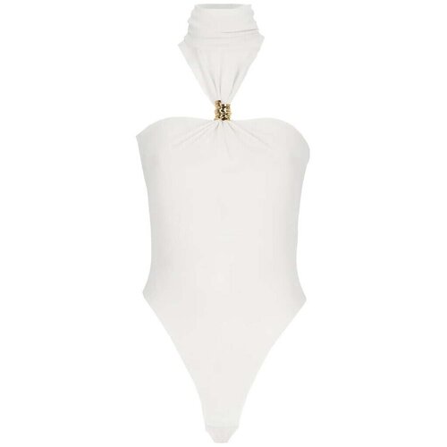 Elisabetta Franchi Spodnje majice bo01761e2-360 Bela Cene