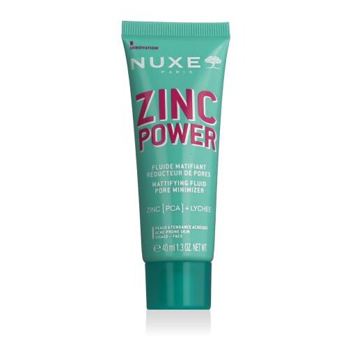 Nuxe Zinc Power Mattifying Fluid Pore Minimizer dnevna krema za lice masna 40 ml unisex Slike