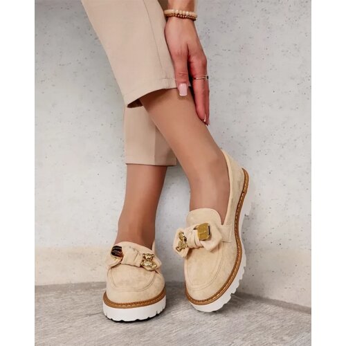 Resti Women's moccasins with bow Ezizer Cene