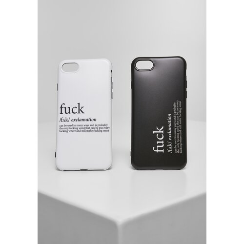 MT Accessoires Fuck I Phone Case Set 6/7/8 Black/White Slike