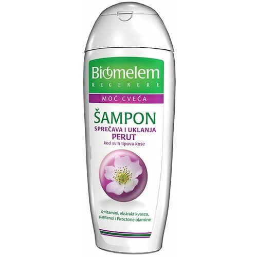Biomelem šampon za sprečavanje i uklanjanje peruti moć cveća 222 ml Cene