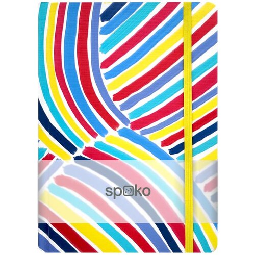 Artmie Spoko A5 Lined Notebook - Blue Brush Slike