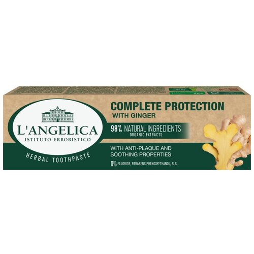 Langelica zobna pasta - Complete Protection Toothpaste - Ginger Cene