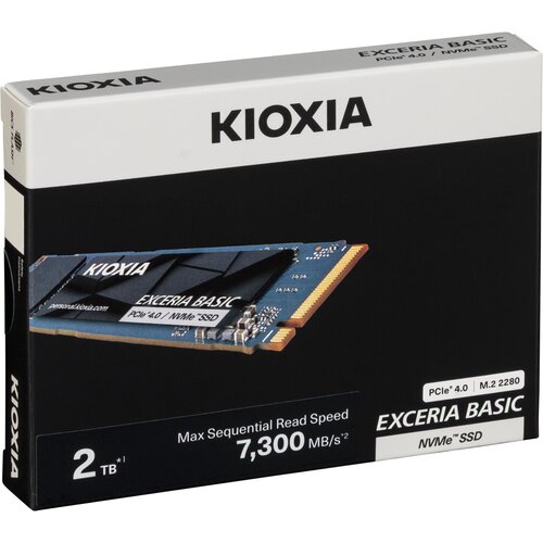 KIOXIA EXCERIA BASIC NVMe 2TB M.2 2280 PCIe 4.0 LSF10Z002T8 Cijene