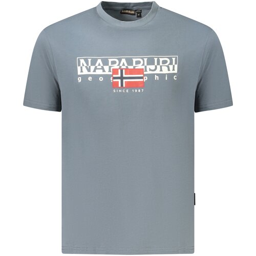 Napapijri SHORT SLEEVE T-SHIRT MEN GREY Slike
