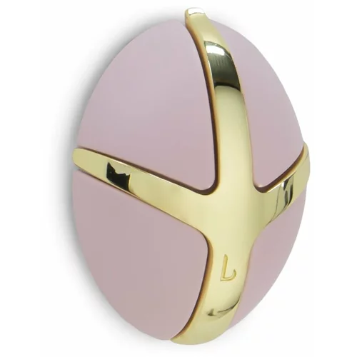 Spinder Design Svetlo rožnat stenski obešalnik Tick –