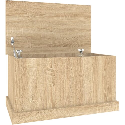  Kutija za pohranu Sonoma hrast 70x40x38 cm Konstruirano drvo Slike