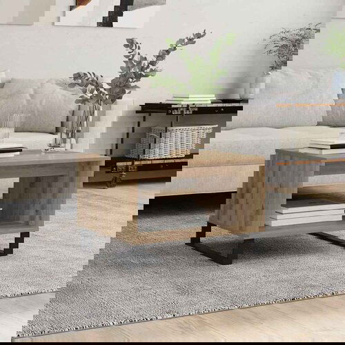vidaXL Klubska miza artisan hrast 60 x 50 x 40 cm Konstruiran les Cene
