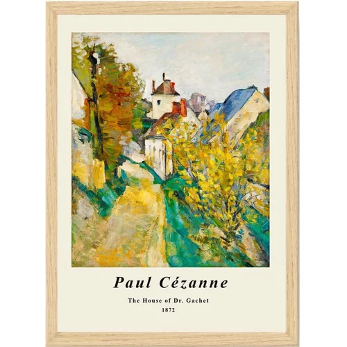 Wallity Plakat u okviru 35x45 cm Paul Cézanne -