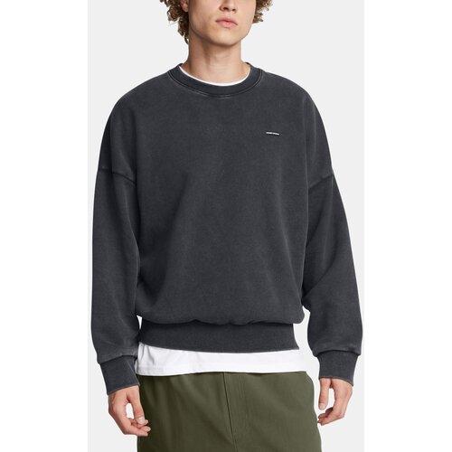 Under Armour Men's sweatshirt UA Icon HWT Flc Wash OS Crew-BLK - Men's Cene