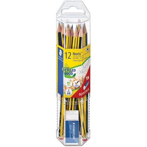 Olovka GRAFITNA HB NORIS PK12 PLUS GUMICA STAEDTLER 61 120P1 BLISTER Cijene