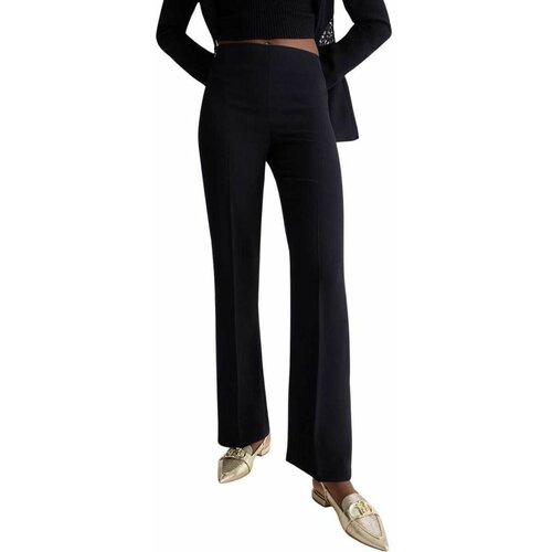 Liu Jo - - Crne ženske pantalone sa čipkom Slike