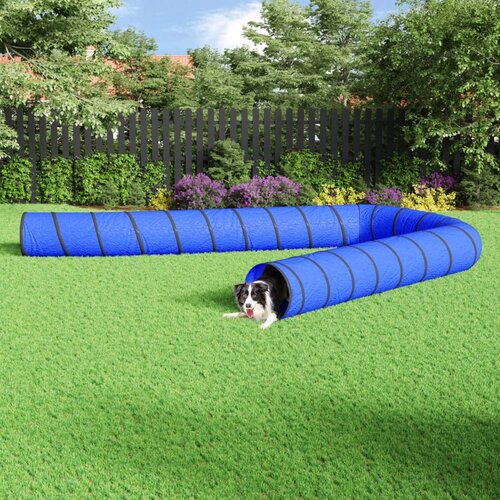 vidaXL Tunel za pse moder Ø 55x1000 cm poliester Cene