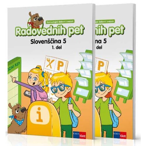  RADOVEDNIH PET 5, samostojni delovni zvezek za slovenščino - jezik v 5. razredu osnovne šole Cene