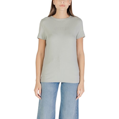 Guess Majice s kratkimi rokavi BRIANA SS T-SHIRT V3BI11 J1314 Zelena Slike