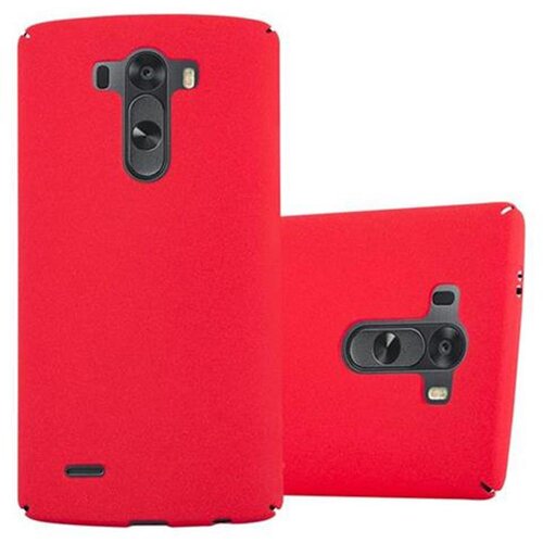 Cadorabo Case, združljiv z LG -om v Frosty Red - Hard Case za&scaron;čitni pokrov v zmrznjenem videzu proti praskam in udarcem, (20559293) Cene
