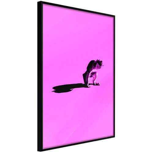  Poster - Monkey on Pink Background 30x45 Cijene