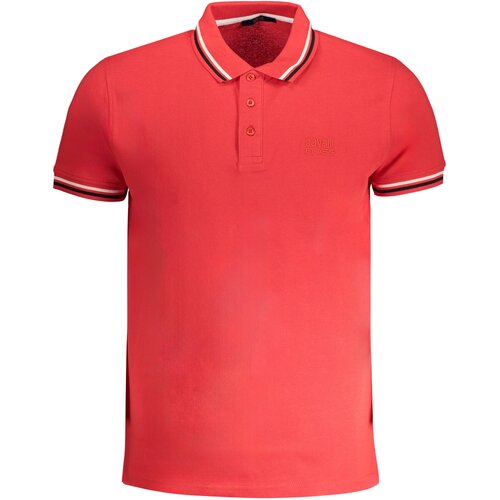 Cavalli Class MEN&#39;S SHORT SLEEVED POLO SHIRT RED Cene