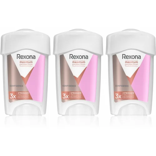 Rexona Maximum Protection Confidence kremasti antiperspirant za redukciju znojenja (ekonomično pakiranje)