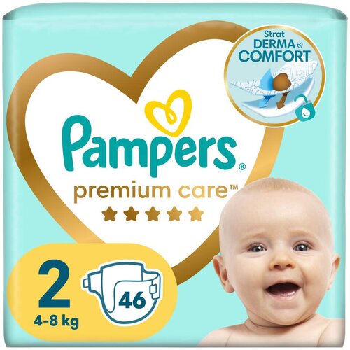 Pampers Premium Care Size 2 plenice za enkratno uporabo 4-8kg 46 kos Slike